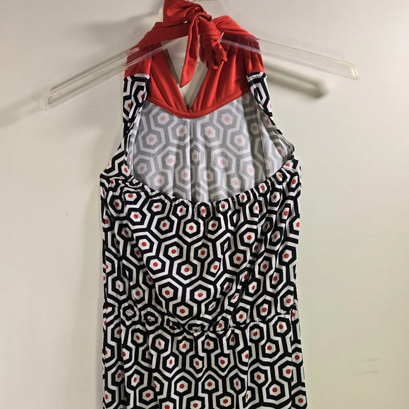 Mud Pie Leighton Maxi 3 Way Dress Geometric Design Size Small NWT - Picture 4 of 9